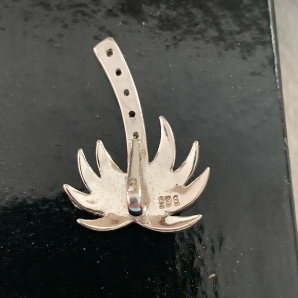 Silver palm tree for chain - Picture 2 of 3